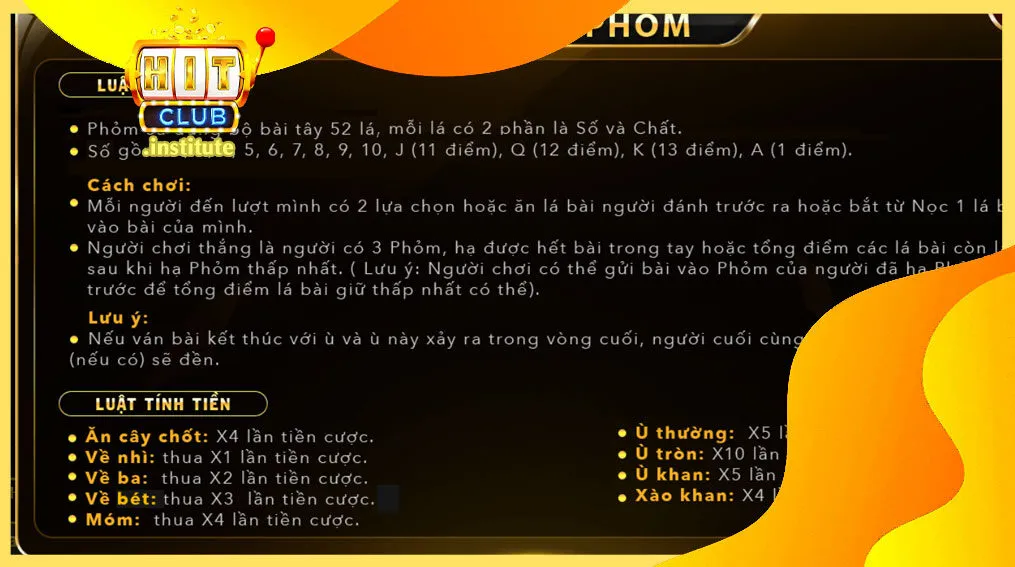 Sơ đồ phân tích chiến thuật chơi bài Phỏm với các ví dụ cụ thể.
