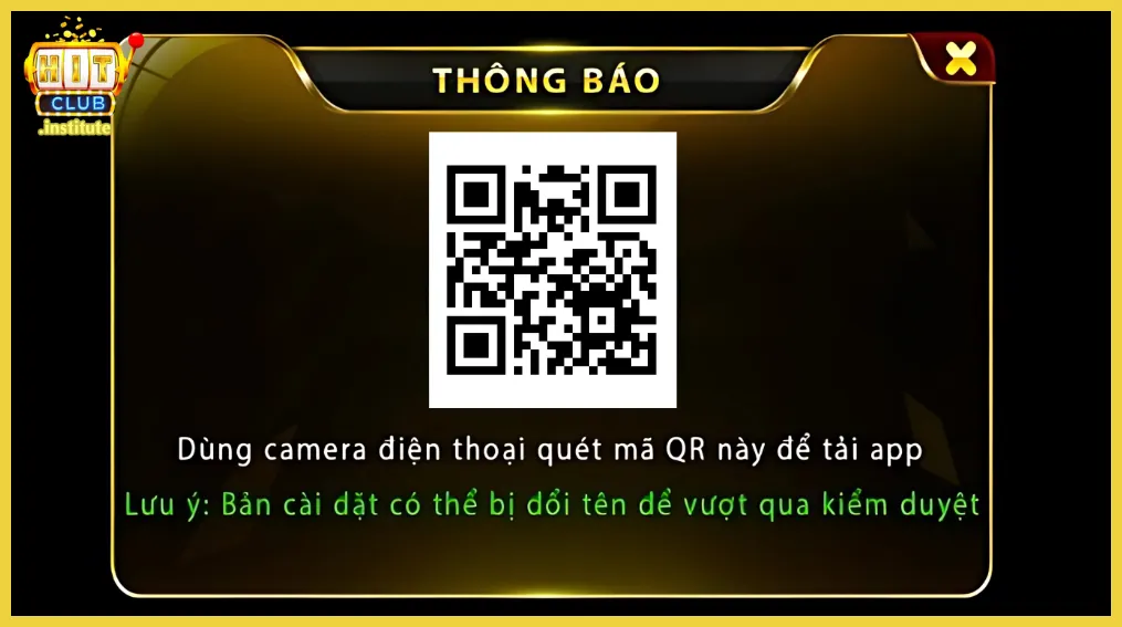 QR tải Hitclub